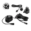 CLGarden Springbrunnen Pumpe SP1 Springbrunnenpumpe 12V mit 1x LED Ring Beleuchtung