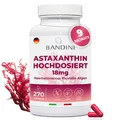 Bandini® Astaxanthin 270 Kapseln  18mg - Hochdosiert – 9 Monatsvorrat - Vegan