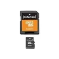Intenso - Flash-Speicherkarte (microSDHC/SD-Adapter inbegriffen) - 32GB - Class 4 - microSDHC (3403480)