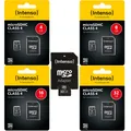 Intenso Speicherkarte Mirco SD MicroSDHC Class 4 + Adapter 4GB 8GB 16GB 32GB