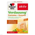 DOPPELHERZ Verdauung Curcuma+Enzyme Kapseln 30 ST