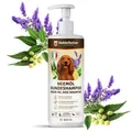 Veddelholzer Tiershampoo 500 ml Natürliches Neemöl Hunde Shampoo sanfte Haut- & Fellpflege, 500 ml, (Rückfettend & Feuchtigkeitsspendend für EIN glänzendes Fell), lindert Juckreiz gegen Flöhe, Zecken & Milben