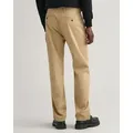 Gant Chinohose REGULAR TWILL CHINOS Regumit gefütterten Seitentaschen grün 33