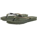 Ilse Jacobsen HORNBÆK | Cheerful01 | Damen Flip Flops mit Glitter | Dänische Design | Sommer Strand Zehentrenner | ARMY | 42 EU