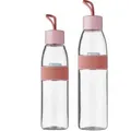 Mepal  Duo Pack Trinkflasche Ellipse Vivid Mauve  500 & 700 ml Inhalt  auch für kohlensäurehaltige Getränke  bruchfestes Material - auslauf
