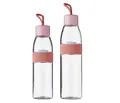 Mepal – Duo Pack Trinkflasche Ellipse Vivid Mauve – 500 & 700 ml Inhalt – auch für kohlensäurehaltige Getränke – bruchfestes Material - auslaufsicher - Spülmaschinengeeignet