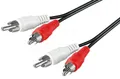 Stereo-Audiokabel 2x Cinchstecker  2x Cinchstecker - Länge: 1,50 m