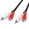 1,5m Audio Kabel 2x Cinch-Stecker RCA Chinch Stereo Hi-Fi AUX Anschlusskabel
