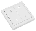 McPower Funk-Wandtaster Comfort 2-Kanal | Aufputz | bis 70 m Reichweite | 433,92 MHz | kompatibel mit McPower Comfort Empfängern