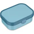Mepal - Brotdose Campus - Bento Box Kinder - Brotdose mit Fächern & Gabel - Meal Prep Box mit Clip-Verschluss - BPA-frei & Spülmaschinenfest - 75... - Blau