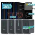 SUNNIVA® 4000W Balkonkraftwerk mit 8,96 kWh Speicher MARSTEK 4x B2500-D, 8x 500W BIFAZIAL FULLBLACK komplett Steckdose, PV Solaranlage + Solarspei...