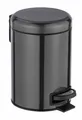 Wenko Leman Kosmetik Treteimer 3L, schwarz