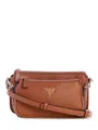 GUESS Noelle II Double Pouch Crossbody Bag Light Cognac