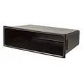 tomzz Audio 2400-007 Auto Radio Blende Universal Ablage Fach Staufach Radiorahmen 1-DIN 187x58x100mm ISO VW Golf Polo Seat Skoda Volvo