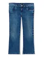 LTB Jeans Damen Jeans Bootcut Valerie - Normal Waist Damen Bootcut Jeans mit Knopf & Reißverschluss - Valerie Blue Lapis WASH Jeanshose Blau 24W / L34