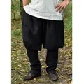 Battle Merchant Wikinger-Kostüm Wikinger-Hose / Rushose Olaf, schwarz XL schwarz XL | XL