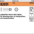 LINDAPTER Hohlraumdübel R 82031 m.Senkschraube HBCSK 10-1 ( 50/22) A 4
