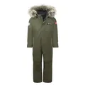 Trollkids Kids Kirkenes Snowsuit 116, dusky olive