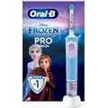 Oral-B Vitality Pro 103 Kids Frozen, Elektrische Zahnbürste hellblau/weiß