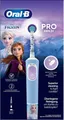 Oral-B Elektrische Kinderzahnbürste Vitality Pro 103 Kids Frozen 772409 | Akku | Timer | ab 3 Jahre | Blau-Lila
