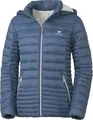 Patsy&Lou Damen Steppjacke ultraleicht, mit abnehmbarer Kapuze, verstaubare Leichtsteppjacke, optimal wärmeisoliert & leichtes Tragegefühl, taillierte Übergangsjacke, Mittelblau, Gr. 48