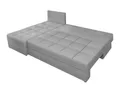 AX LIVING Beiges Ecksofa Klein mit Schlaffunktion Dolceo Steppung 206