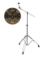 Dunkles 12" Splash Becken aus der Cl Custom Dark-Serie + Galgenbeckenständer