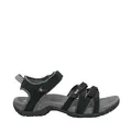 Teva Tirra Leather W's Damen Sport- & Outdoor Sandalen, Schwarz (black 513), EU 36