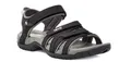 Teva Damen Leder Walk And Hike Sandalen ~ Tirra Leder schwarz