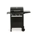 CREATE/BBQ GAS BURNER/Gasgrill mit 3 Brennern und Klapptisch/Druckknopfzündung, große Grillfläche, Heizrost, 9kW