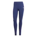 adidas Women's ESSENTIALS LINEAR COTTON LEGGINGS, Dark Blue/White, XS