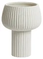Light & Living Feya Vase Keramikvase Blumenvase Keramik Cremeweiß H 31 cm
