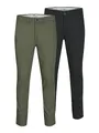 JACK & JONES Male Chino Hose 2er-Pack Slim Fit Chino Hose