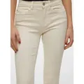 Vero Moda Bootcut-Jeans VMFLASH MR FLARED JEANS COLOR GA NOOS Baumwollmischung mit Stretch, regular waist, bootcut fit beige M (38)