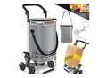 KESSER® Einkaufstrolley Treppensteiger mit Kühlfach klappbar mit 56L Kapazität und belastbar bis 50kg 3in1 Trolley Sackkarre & Umhängetasche Faltbarer Einkaufswagen inkl. Einkaufschip