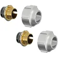Simplex Klemmverschraubung 1 Paar 16x3/4" Für 16mm Weichstahlrohr Edelstahlrohr F11173
