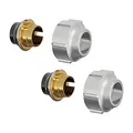 Simplex Kompressionsadapter-Satz A11 (2 Stück) 16x1mm x G¾"F EK Eurokonus elastischdichtend verlängerte Schelle Verwendung in Heizungsanlagen - F11173
