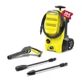 Kärcher Hochdruckreiniger K 4 Classic, Druck: max. 130 bar, Fördermenge: 420 l/h, Flächenleistung: 30 m²/h, Wasserfilter, Gewicht: 4,6 kg, Hochdruckschlauch und -Pistole, Dreckfräser, Strahlrohr