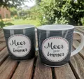 2 x Maritim Porzella Meer geht immer Kaffeebecher Tasse 350ml Kaffeepot Streifen