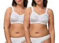 Triumph 2x BH Doreen X Gr. 80C Sonderpreis ohne Bügel weiß Unterwäsche