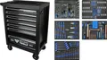 BRILLIANT TOOLS BT153347 Werkstattwagen mit 5 bestückten Schubladen mit 347 Werkzeugen [Powered by KS TOOLS]