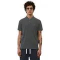 Marc O'Polo Poloshirt mit dezenter Logostickerei grau XL (52)