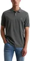 Marc OߴPolo Herren Kurzarm-Poloshirt aus Bio-Baumwolle Regular Fit, Grau (Grau), XL