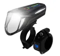 FISCHER Fahrrad-LED-Frontleuchte mit Fernlicht, 100 Lux