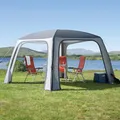Pavillon Relax Air, 350x350x225cm aufblasbar gebraucht Sonnendach Reisezelt dwt