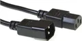 Advanced Cable Technology C13 - C14 - 1.2m 1.2m C13-Koppler C14-Koppler Schwarz Stromkabel (AK5120)