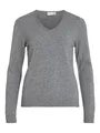 Vila Female Strickpullover VIRIL V-Ausschnitt