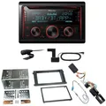 Pioneer FH-S820DAB USB Digitalradio DAB+ Einbauset für Porsche Cayenne ab 2007