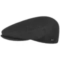 Lipodo Inglese Classic Flatcap Damen Herren Made in Italy Winter Herbst Schirmmütze schwarz 55 cm