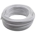 Zwillingsleitung XYFAZ-H 2x0,75mm2, 25m-Ring, weiß